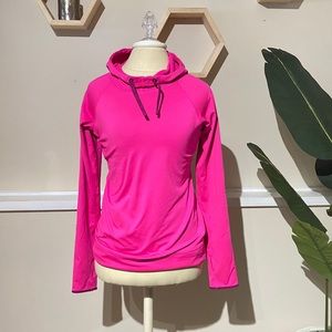Bright Pink Nike Pro Sweatshirt w/ Cowl Neck